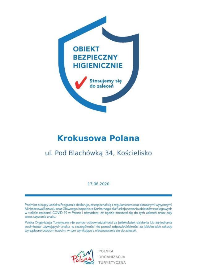 Krokusowa Polana กอสเชียลิสกอ ภายนอก รูปภาพ